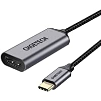 Adaptador USB C a HDMI (4 K a 60 Hz)- CHOETECH USB Tipo C a HDMI [Thunderbolt 3] Compatible con Apple MacBook Pro 2018…